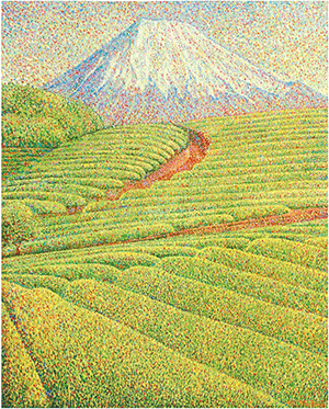 『茶畑と富士』